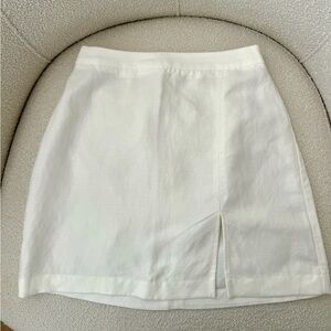 Aritzia Linen Mini Skirt - Size 0